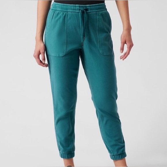Athleta Farallon Joggers size XL, Color: teal - Picture 1 of 4